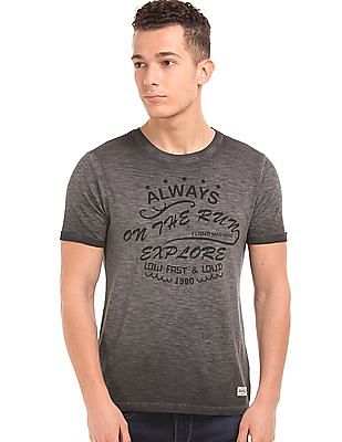 Flying Machine Regular Fit Printed T-Shirt Flying Machine Regular Fit Printed T-Shirt