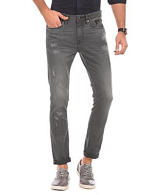 Ed Hardy Distressed Super Slim Fit Jeans Ed Hardy Distressed Super Slim Fit Jeans