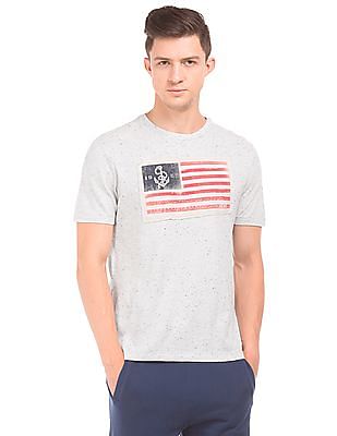 Aeropostale Speckled Regular Fit T-Shirt Aeropostale Speckled Regular Fit T-Shirt