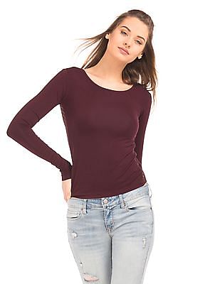 Aeropostale Lace Panelled Top Aeropostale Lace Panelled Top