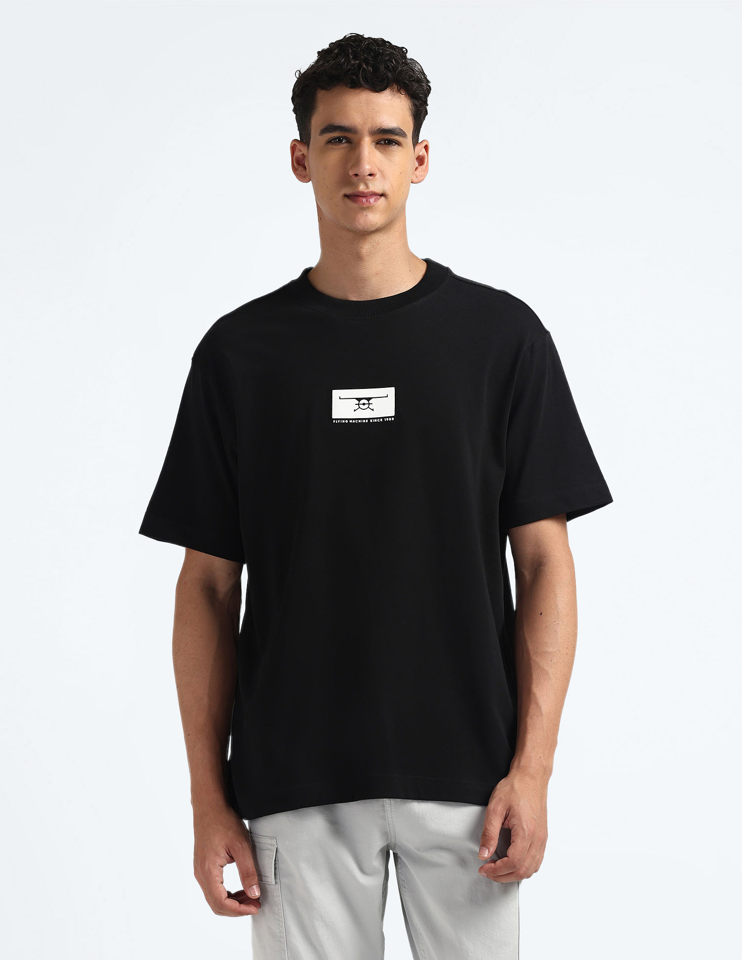Flying Machine Relaxed Cotton T-Shirt