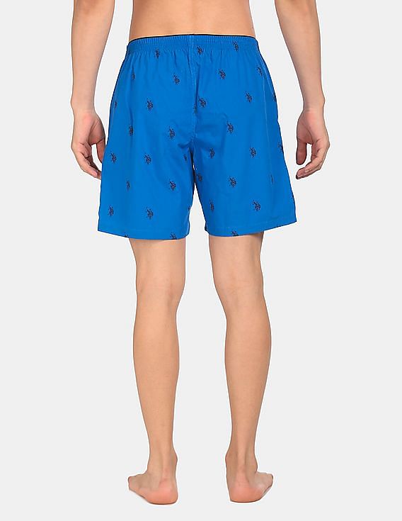 USPA Innerwear Signature Logo Pure Cotton I021 Boxers - Pack Of 1
