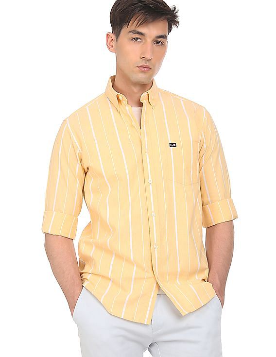 Buy Arrow Sports Manhattan Slim Fit Striped Shirt - NNNOW.com