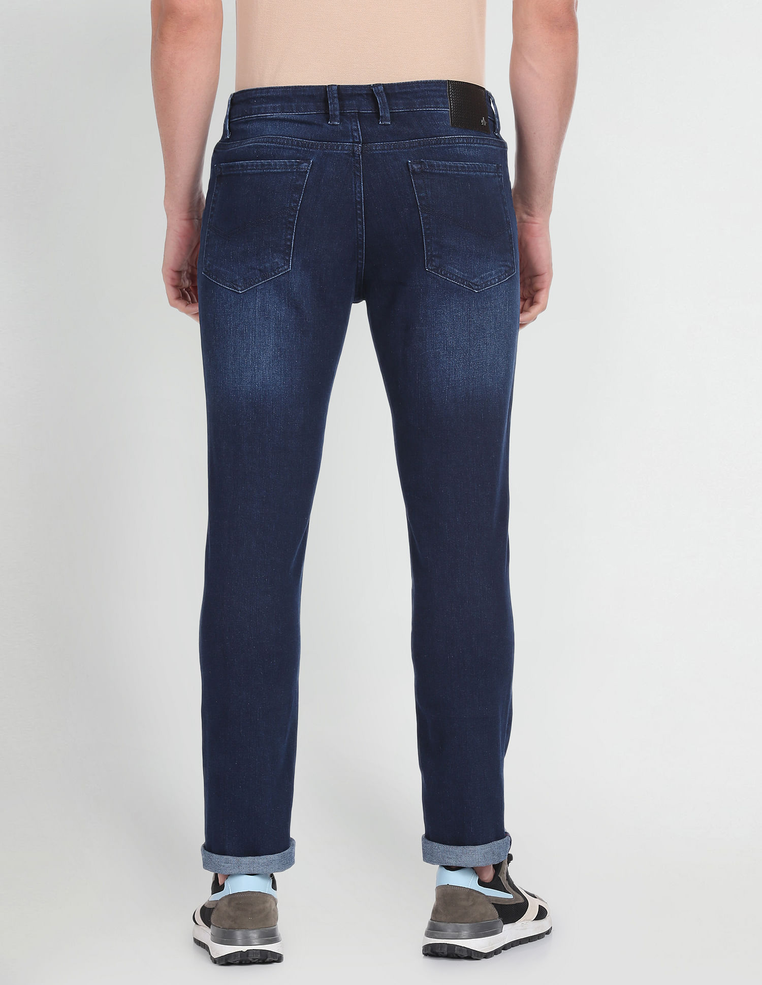 Arrow Sports Mid Rise Slim Fit Jeans