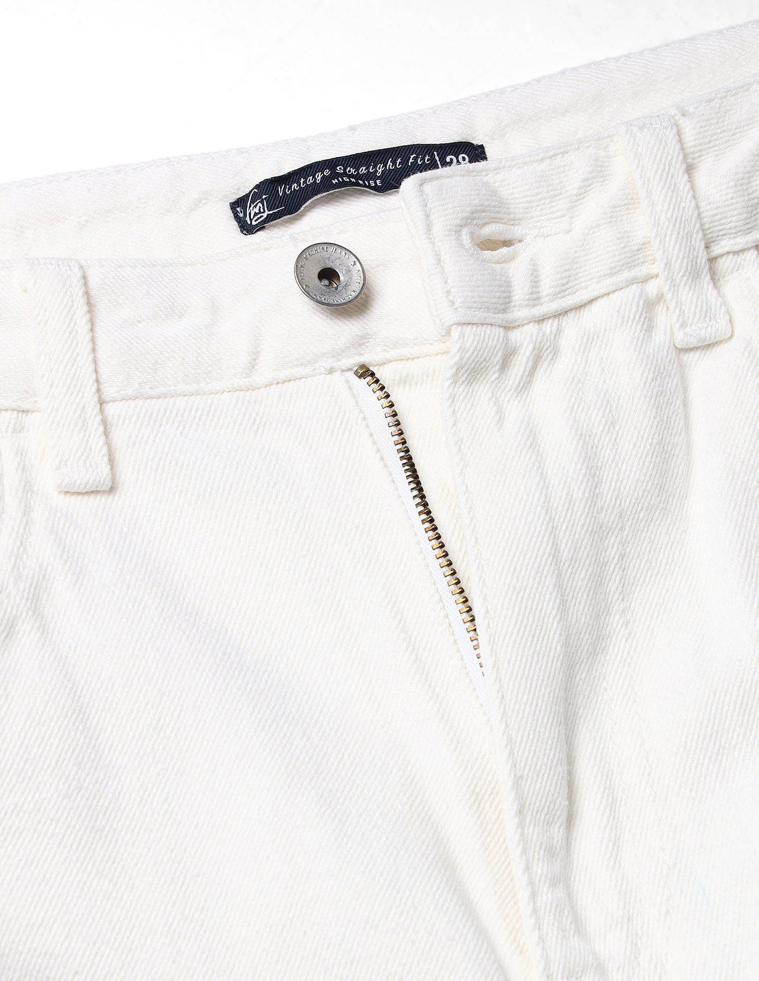 Flying Machine Women High Rise Vintage Straight Fit Jeans