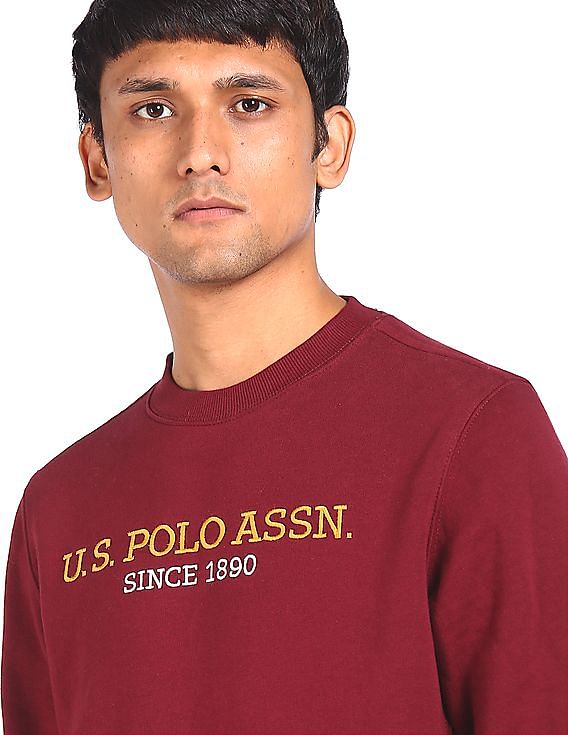 U.S. Polo Assn. Denim Co. Crew Neck Embroidered Logo Sweatshirt