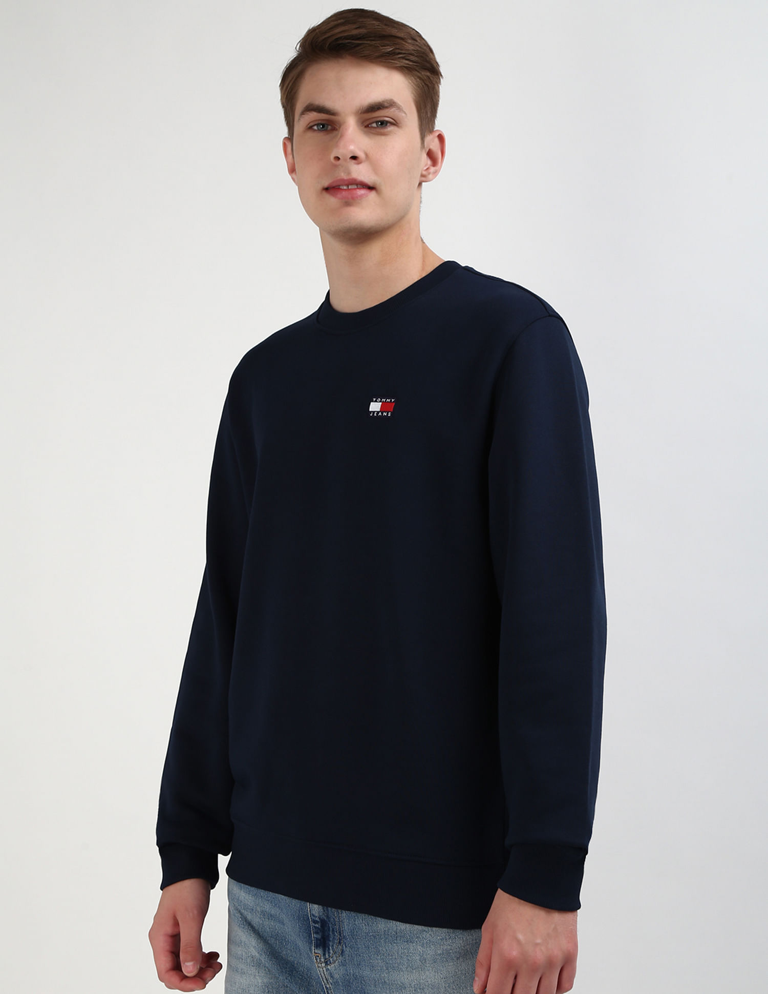 Tommy Hilfiger Badge Logo Solid Sweatshirt