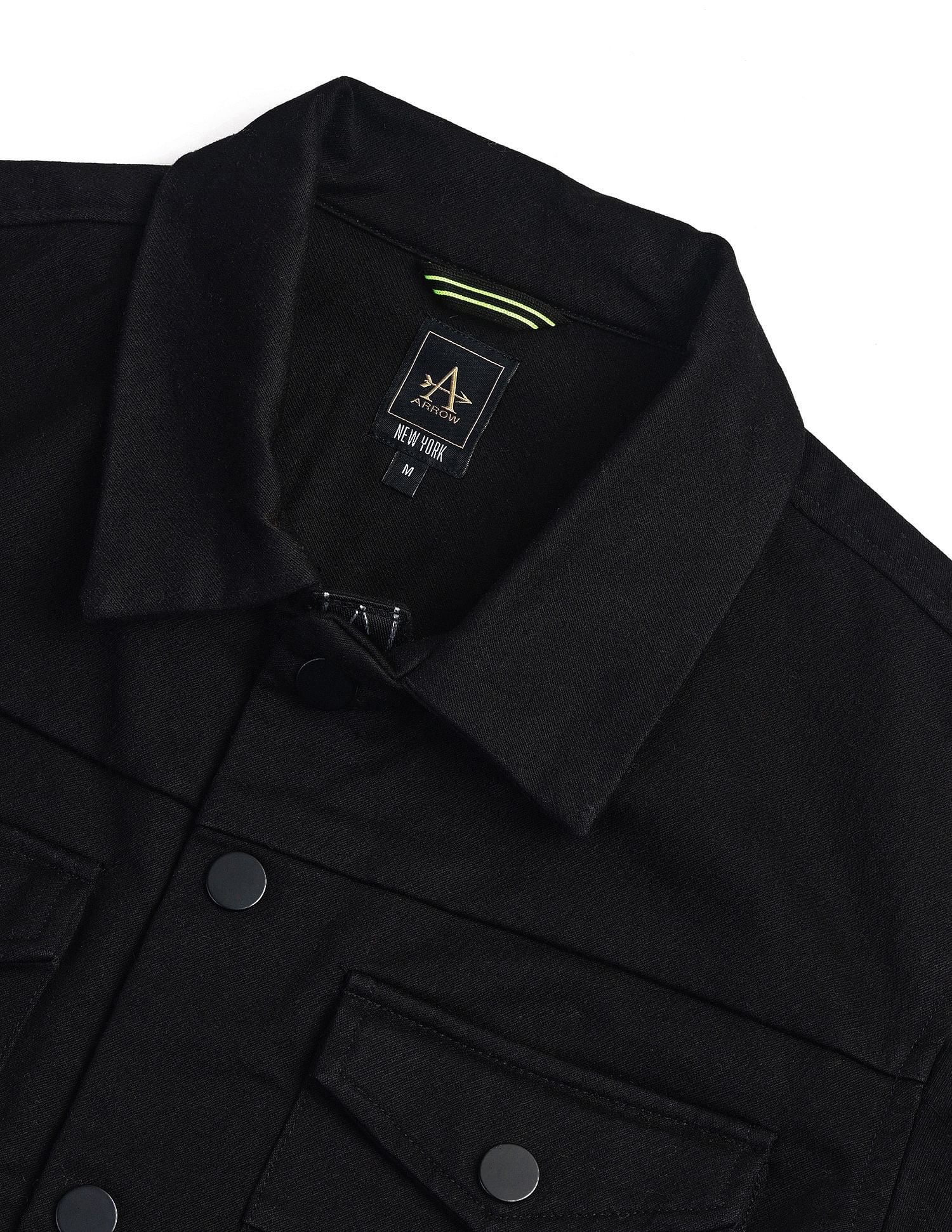 Arrow Newyork Solid Patch Pocket Jacket