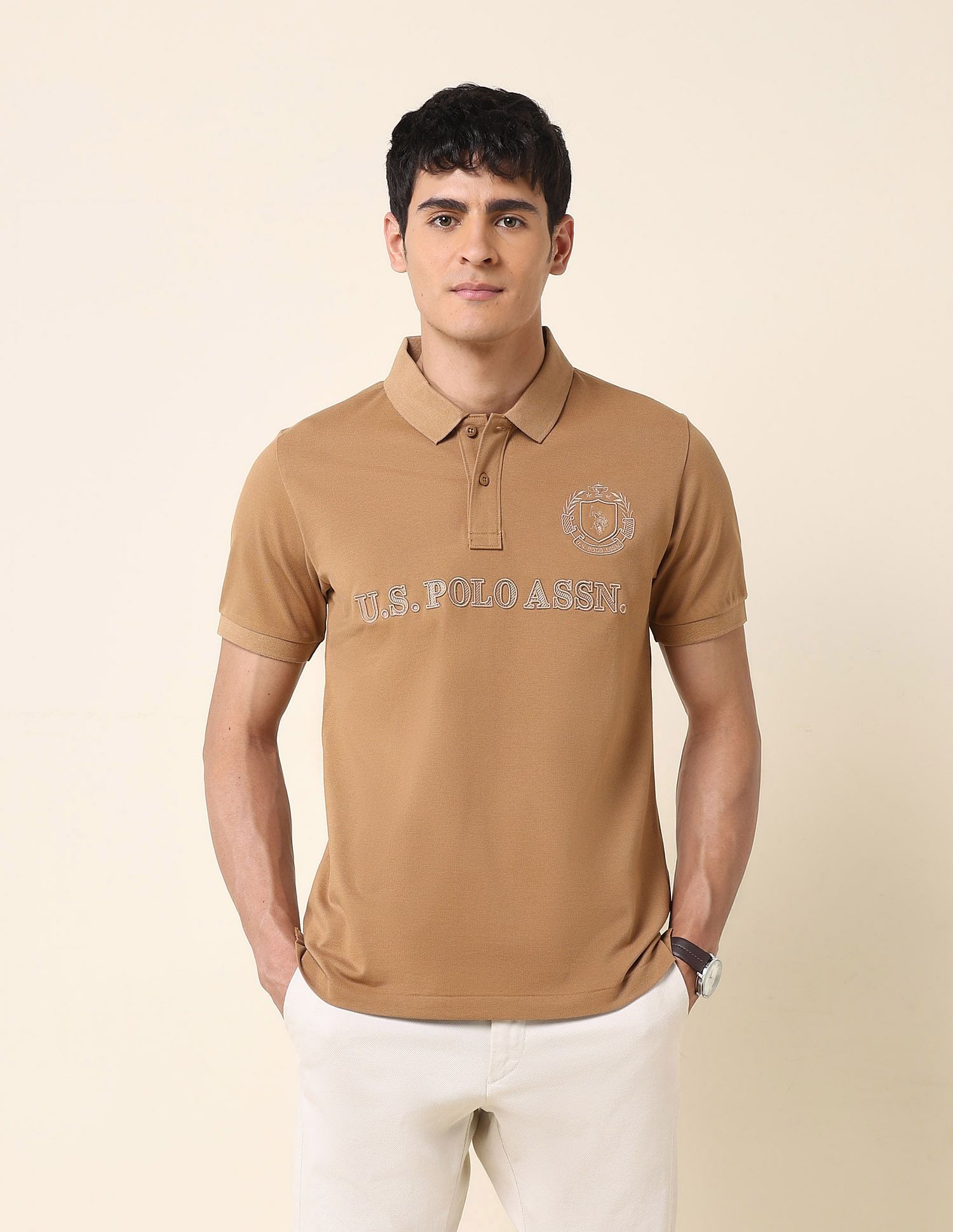 U.S. Polo Assn. Brand Embroidered Classic Polo Shirt