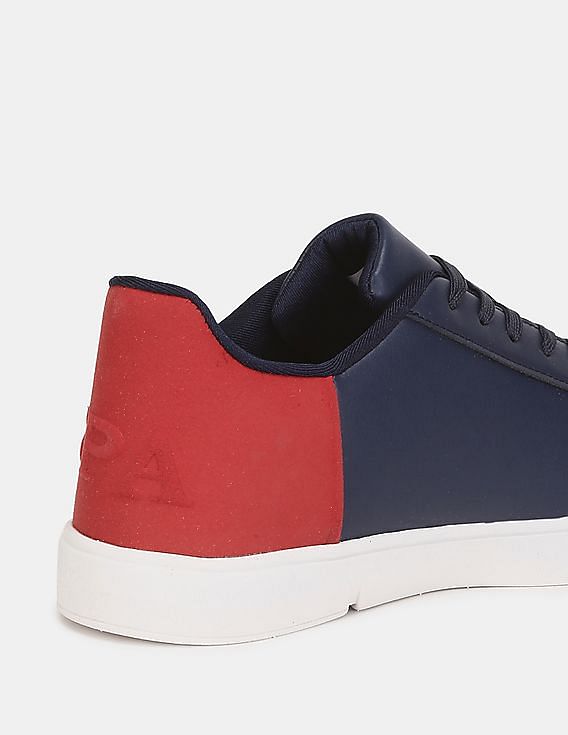 U.S. Polo Assn. Men Navy Superior Grip Colour Block Prisma Sneakers
