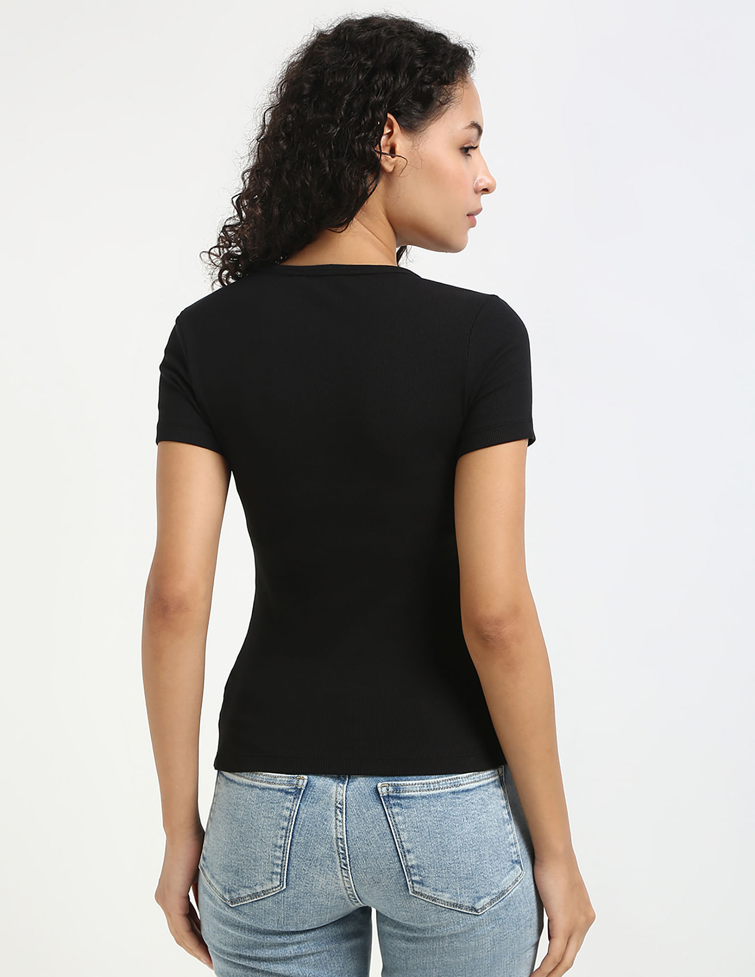 Tommy Hilfiger Solid Slim-Fit Cotton T-Shirt