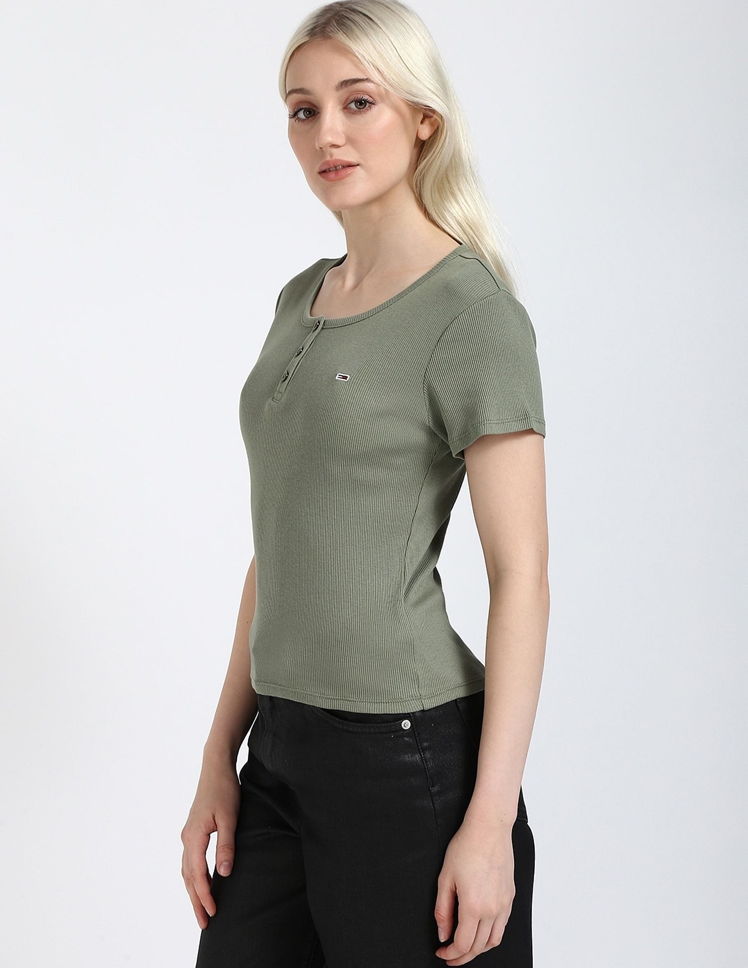 Tommy Hilfiger Texture Slim-Fit Cotton T-Shirt