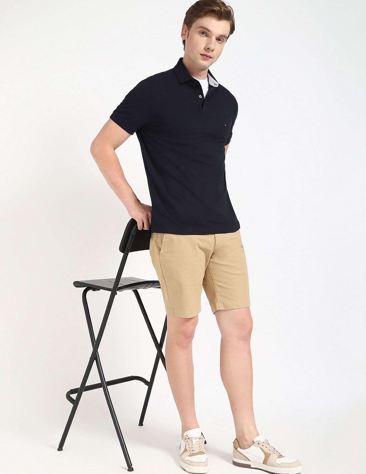 Tommy Hilfiger Solid Regular Fit Polo