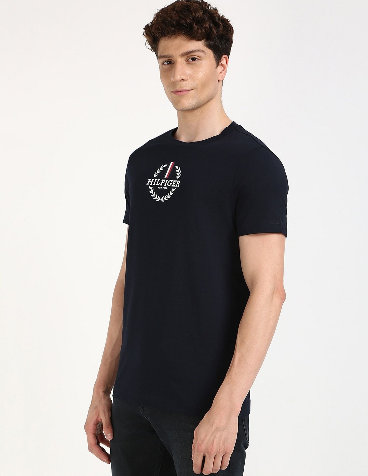 Tommy Hilfiger Logo Regular-Fit Cotton T-Shirt
