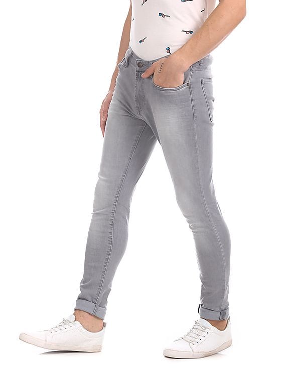 Buy Aeropostale Men Light Grey Wash 