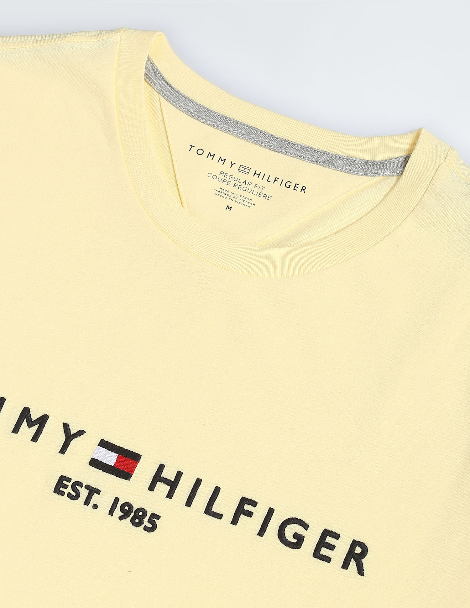 Tommy Hilfiger Logo Embroidered Regular Fit T-Shirt