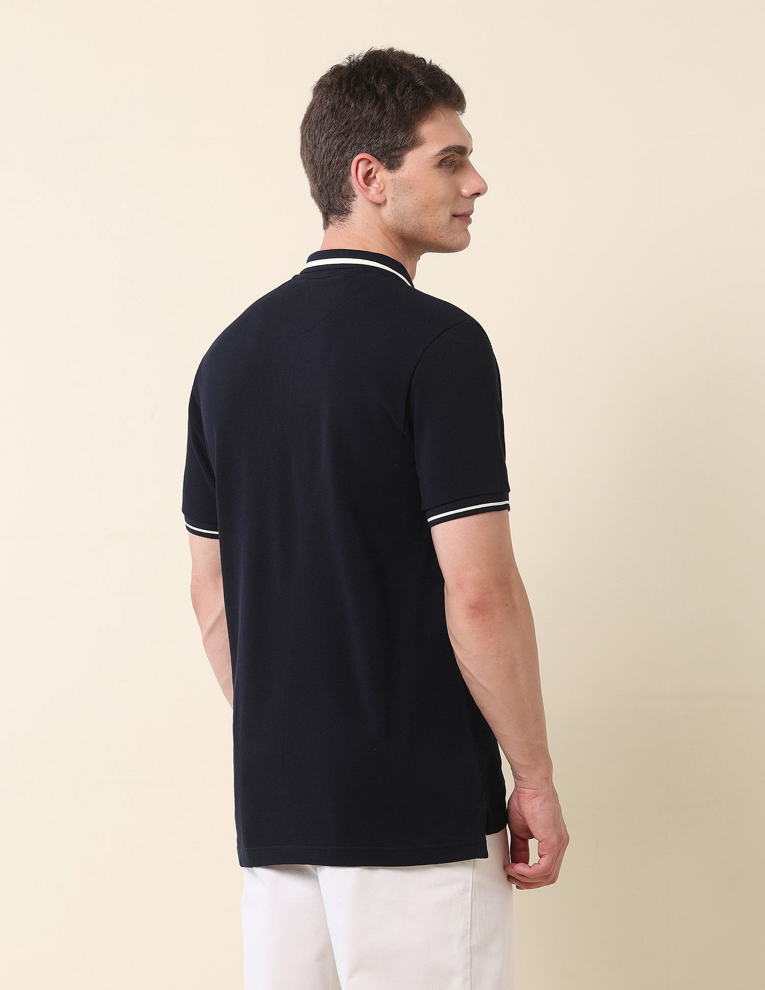 U.S. Polo Assn. Brand Embroidered Gold Cup Polo Shirt