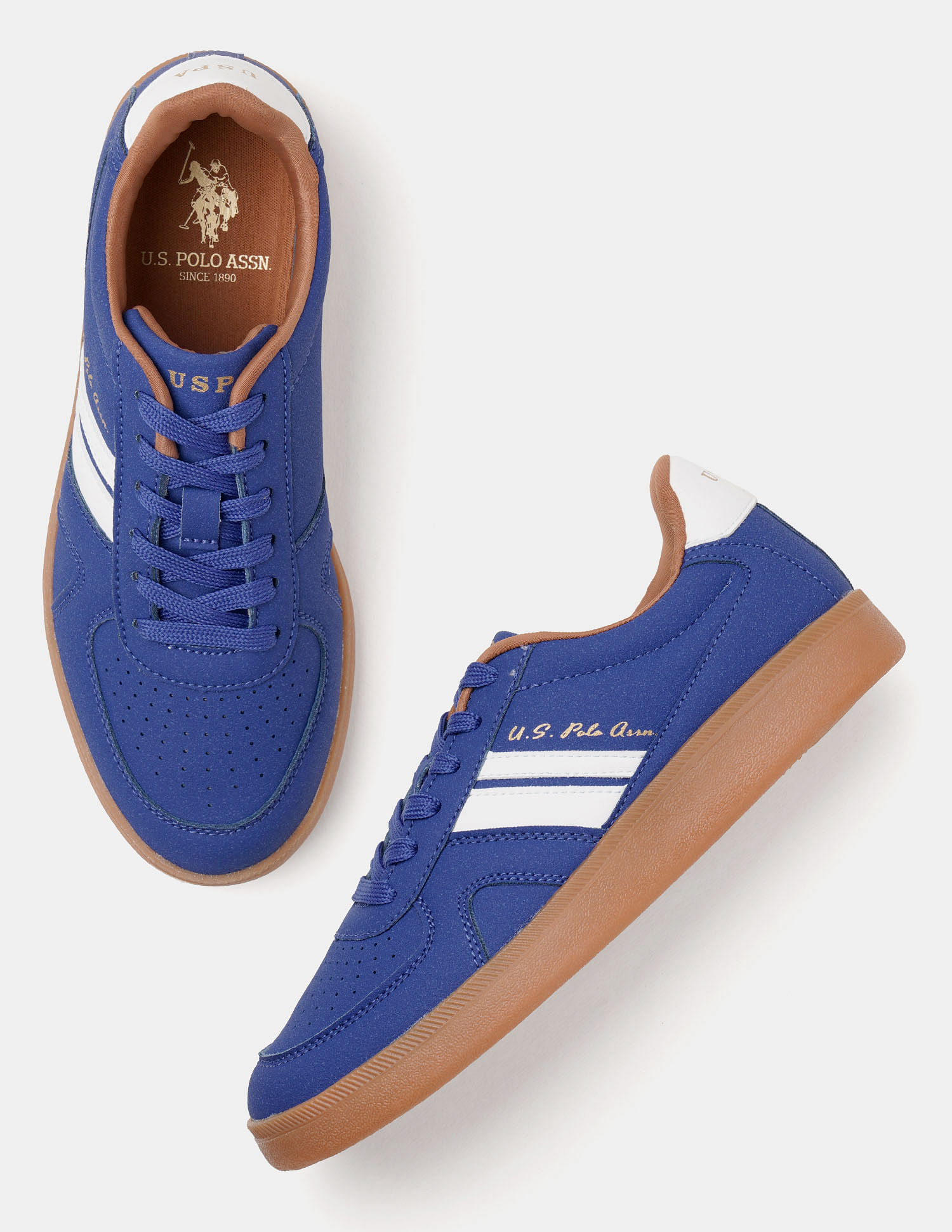 U.S. Polo Assn. Women Edda Striped Sneakers