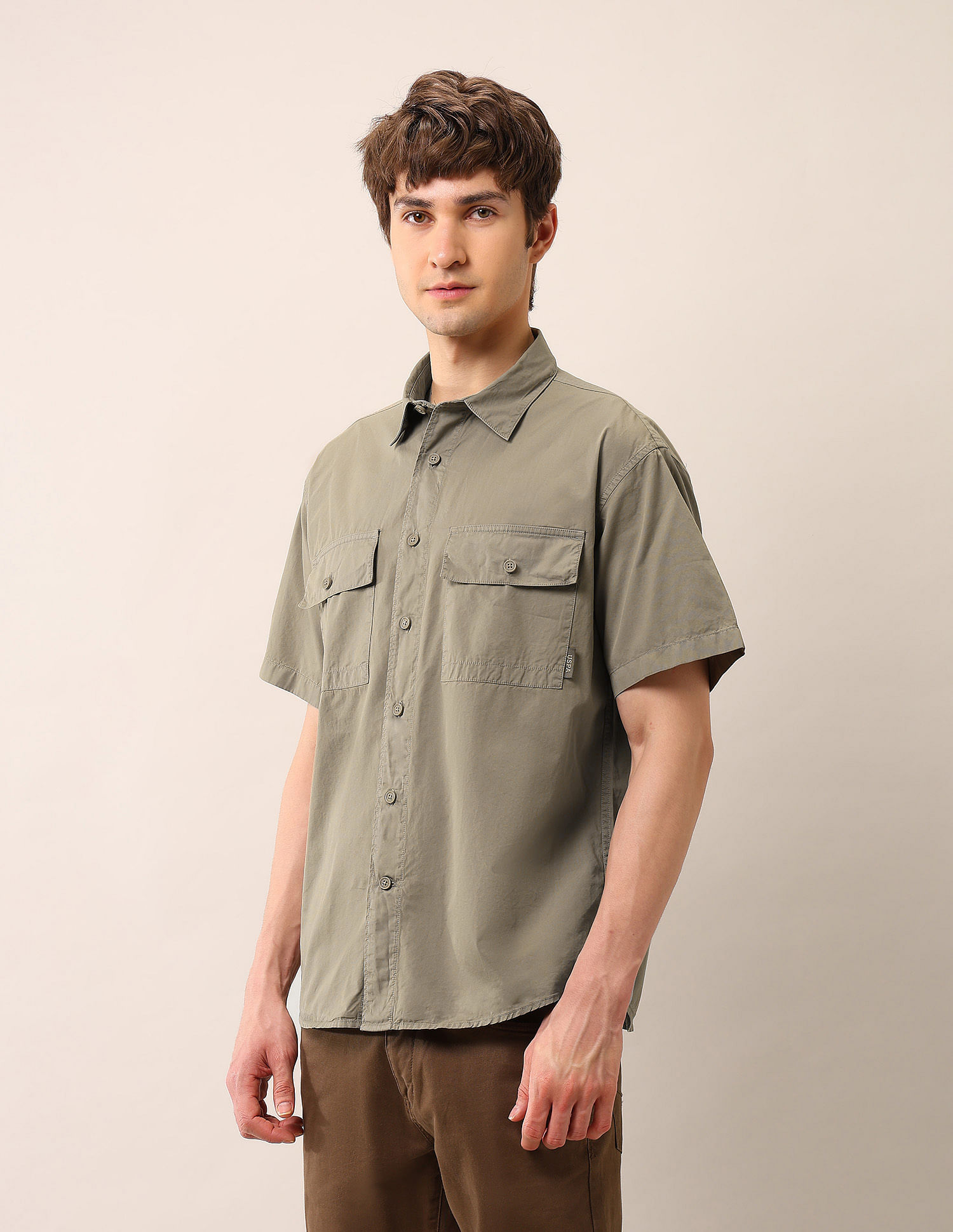 U.S. Polo Assn. Denim Co. Pure Cotton Regular Fit Twill Shirt