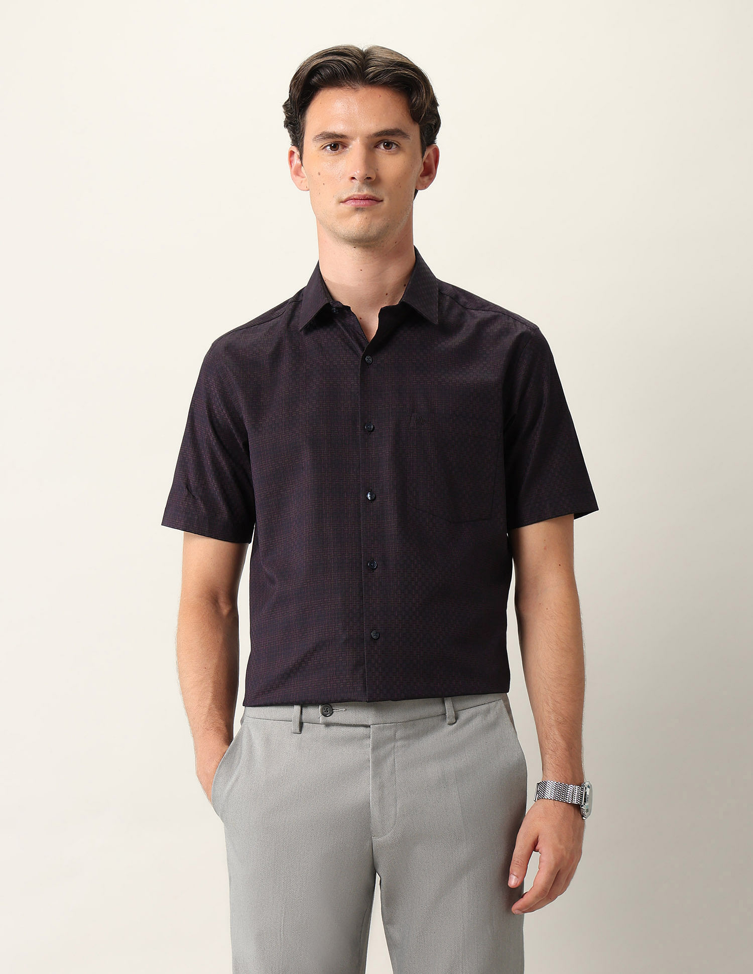 Arrow Textured Dobby Ceremonial Shirt
