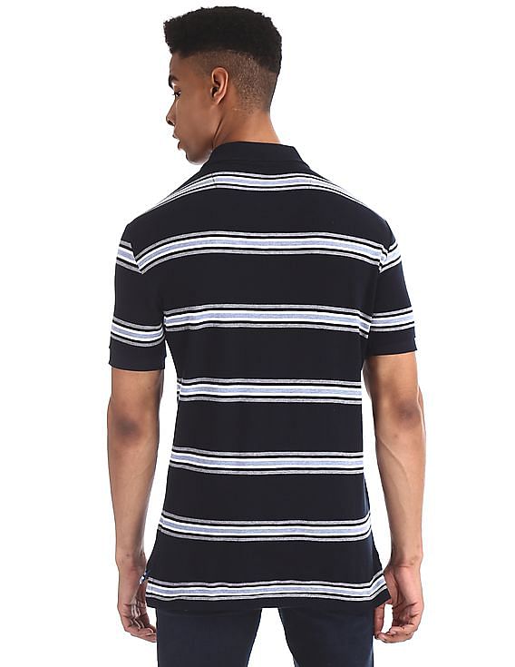 U.S. Polo Assn. Slim Fit Horizontal Stripe Polo Shirt