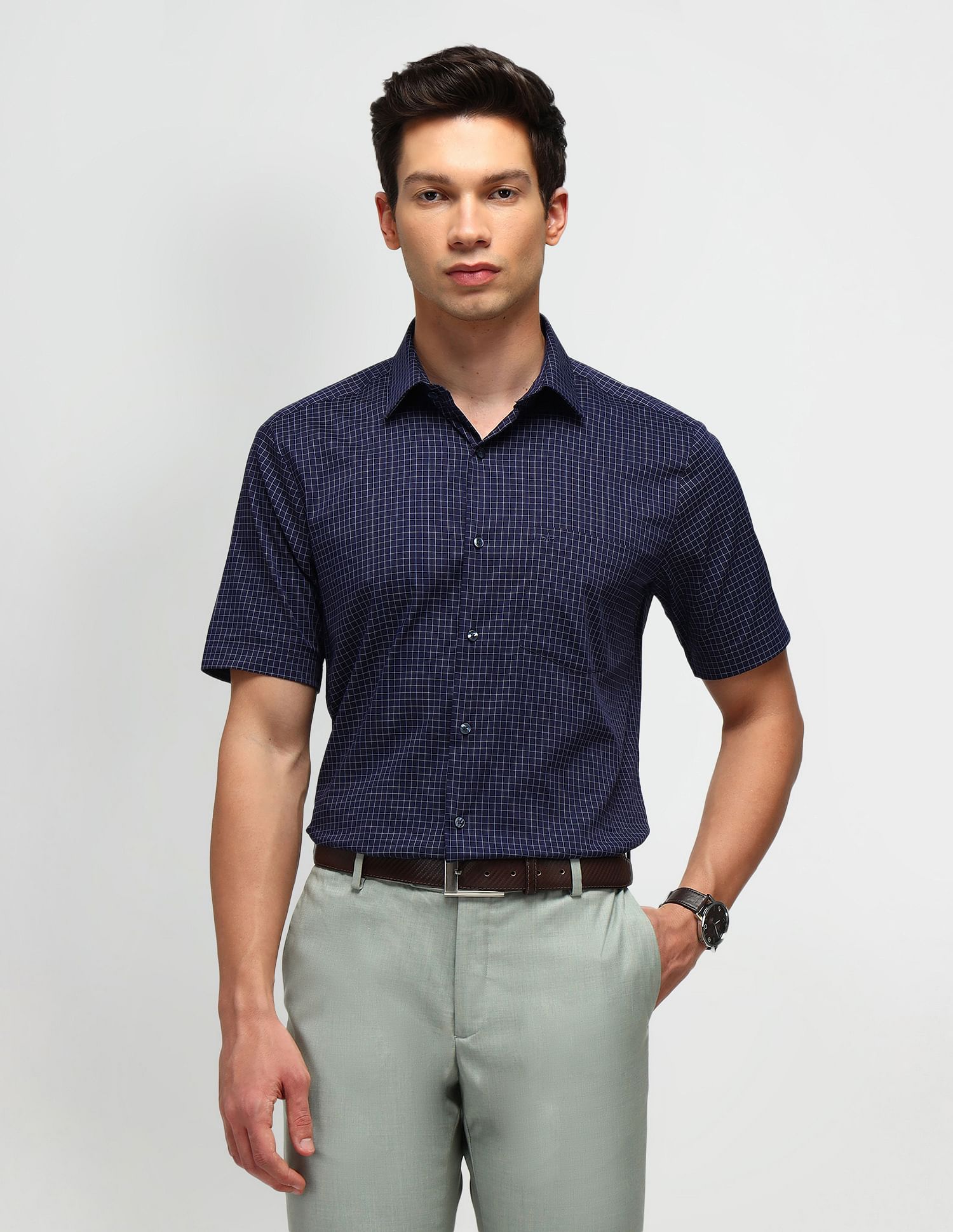 Arrow Dobby All-Over Pattern Shirt