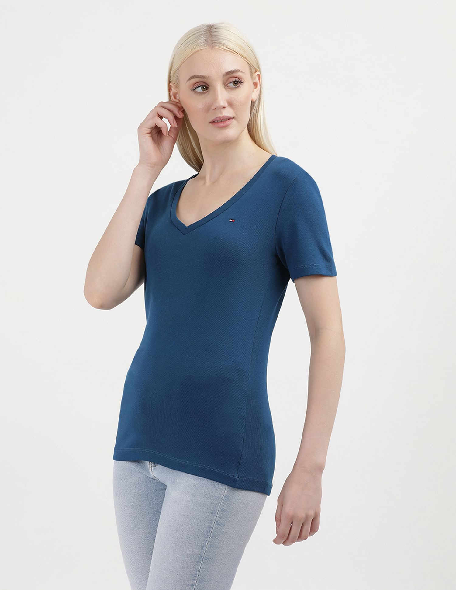 Tommy Hilfiger V-Neck Fave Core Plus T-Shirt