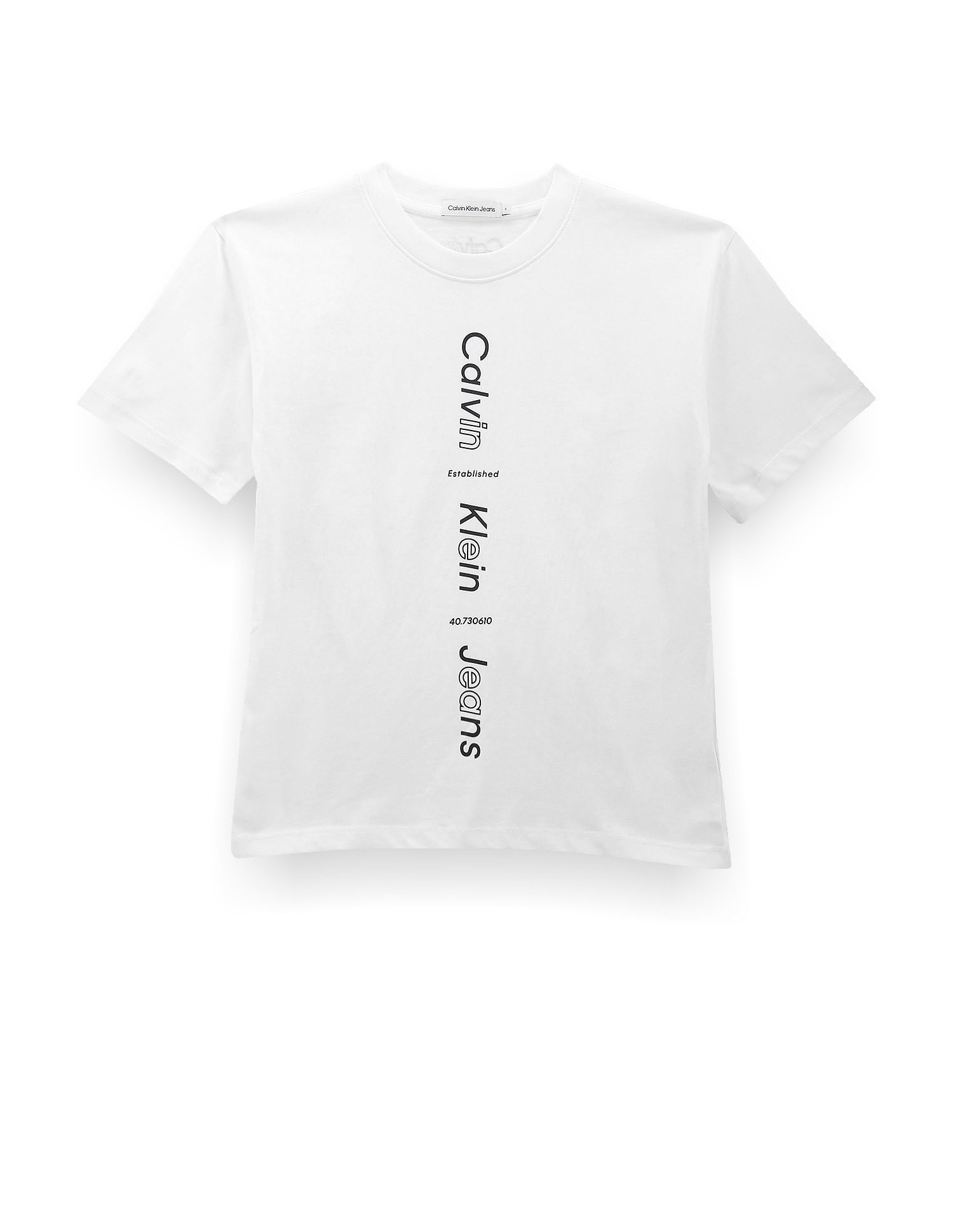 Calvin Klein Boys Maxi Logo T-Shirt