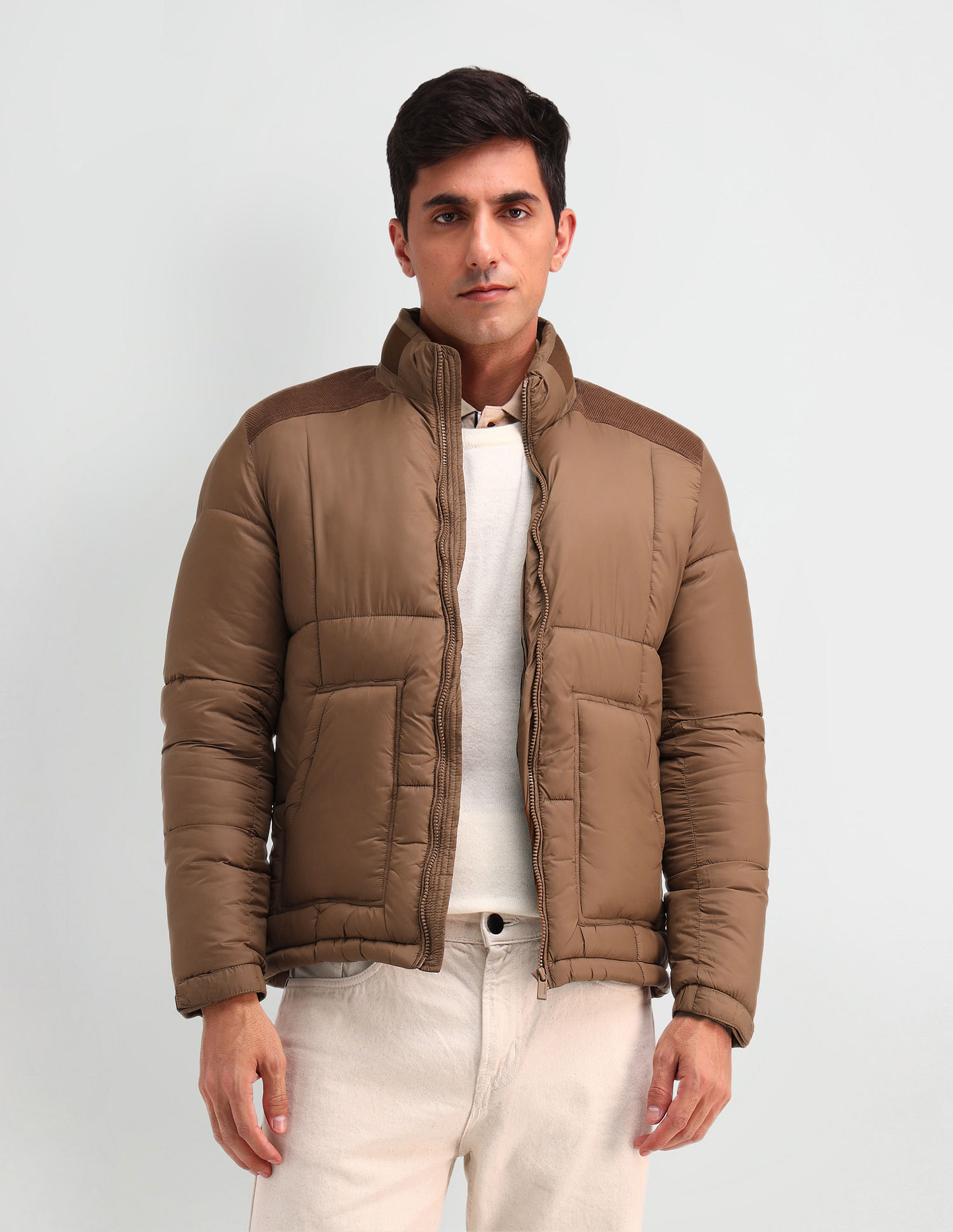 Arrow Sport Regular Fit SolidPadded Jacket