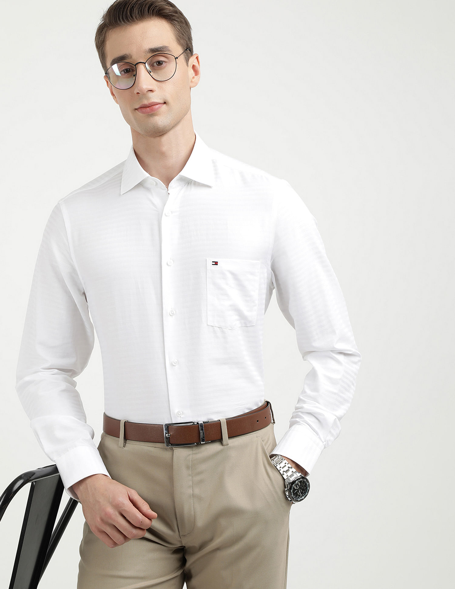 Calvin Klein Jeans Regular Fit Dobby Shirt