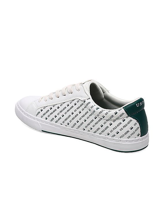 U.S. Polo Assn. Men Brand Print Contrast Sole Wylde Sneakers