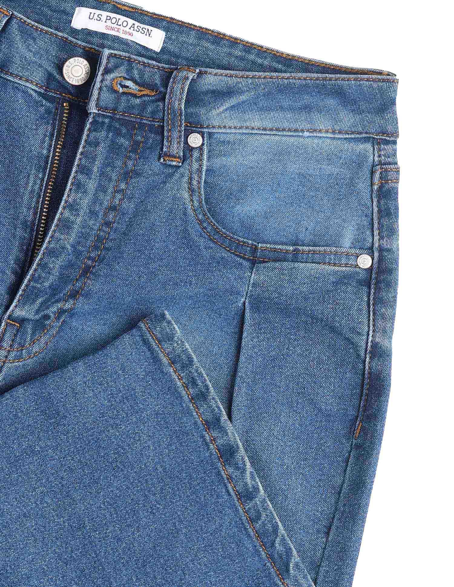 U.S. Polo Assn. Women High Rise Wide Leg Fit Jeans