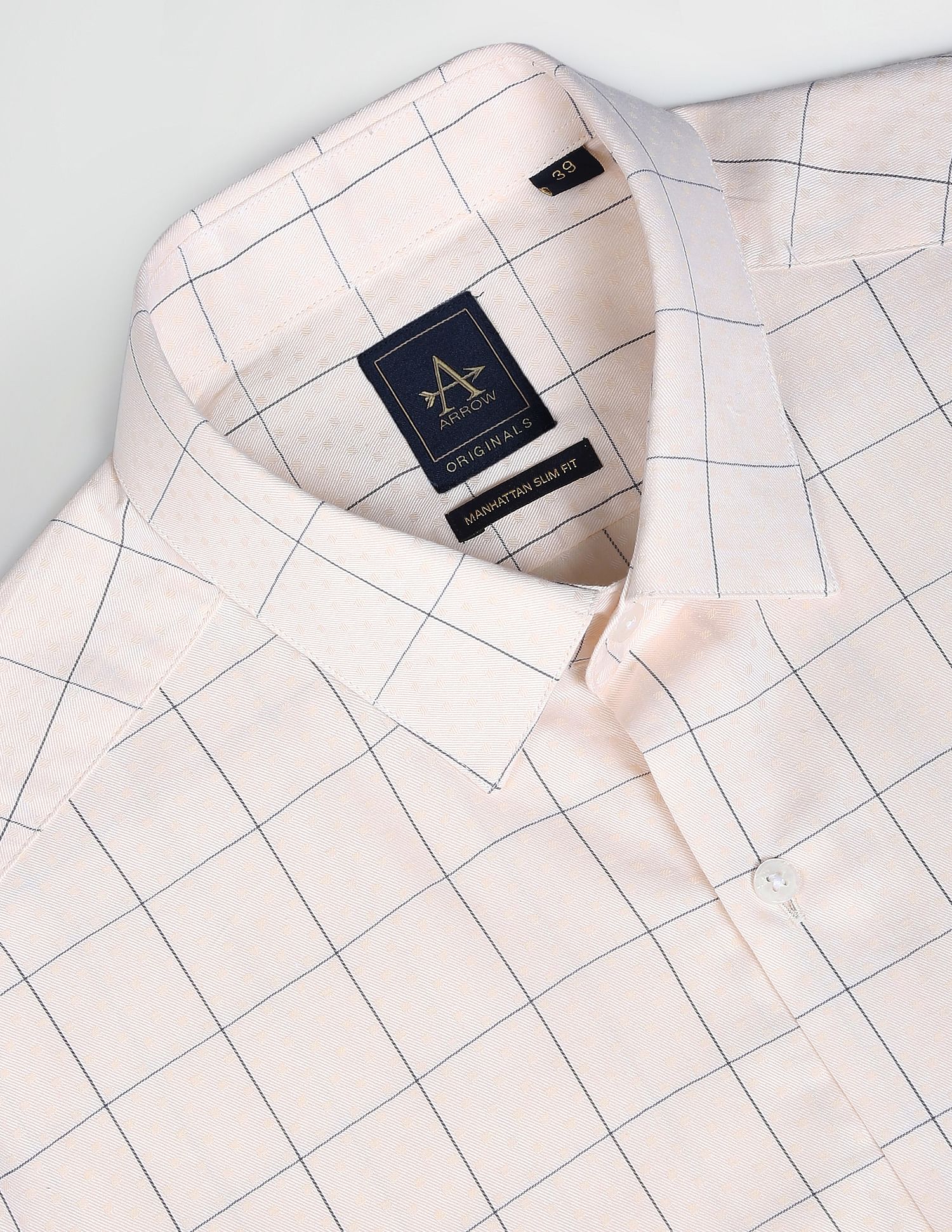 Arrow Windowpane Check Formal Shirt