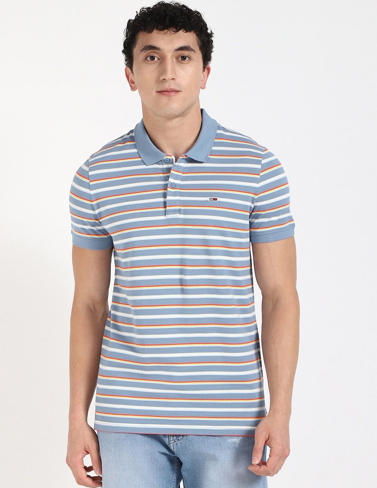 Tommy Hilfiger Solid Slim Fit Polo