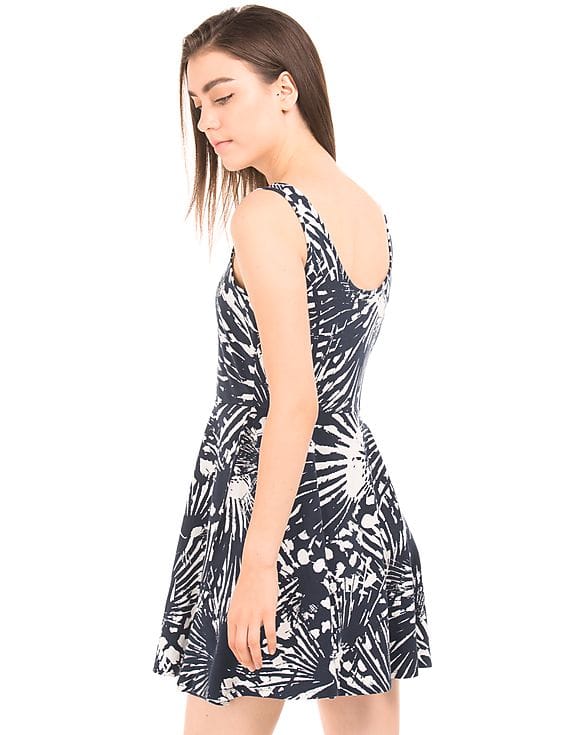 aeropostale skater dress Aeropostale Black and White Skater Dress - Size S