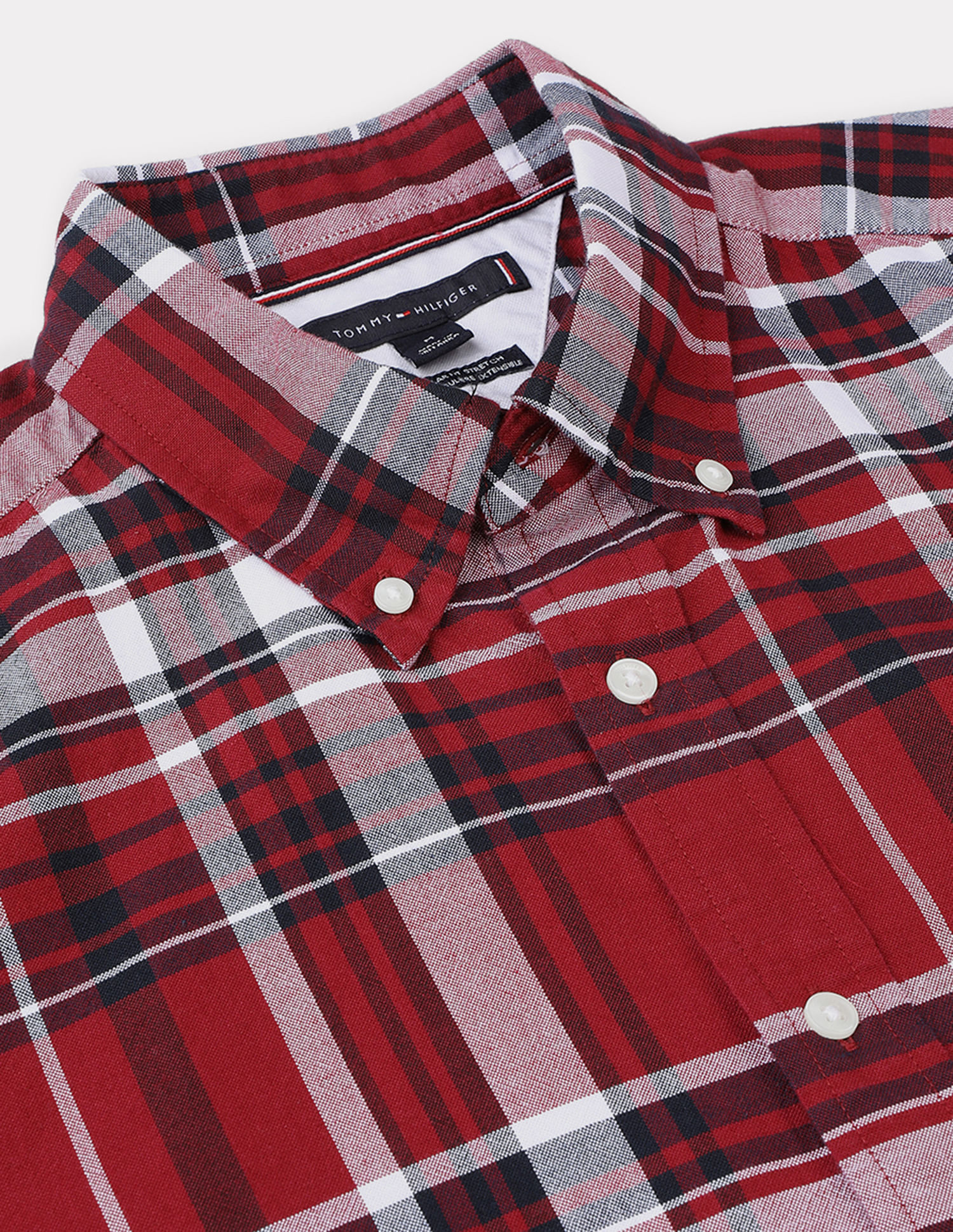 Tommy Hilfiger Plaid Check Cotton Shirt