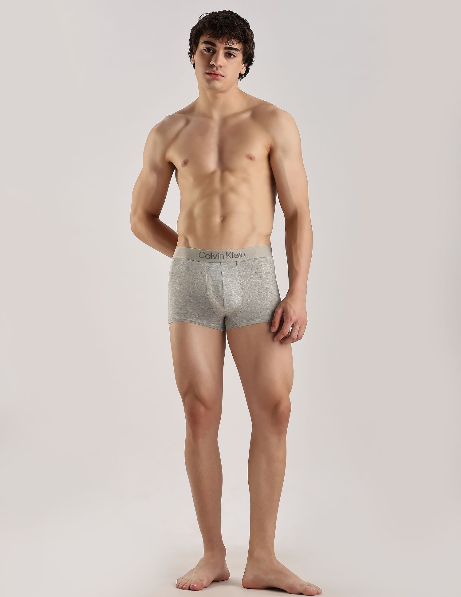 Calvin Klein Underwear Low Rise Solid Multi Trunks - Pack Of 3