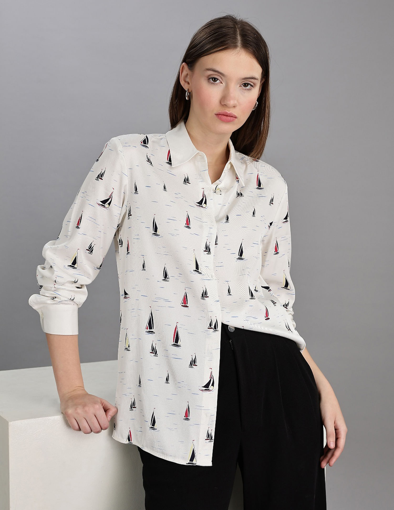 Tommy Hilfiger Printed Regular-Fit Viscose Shirt
