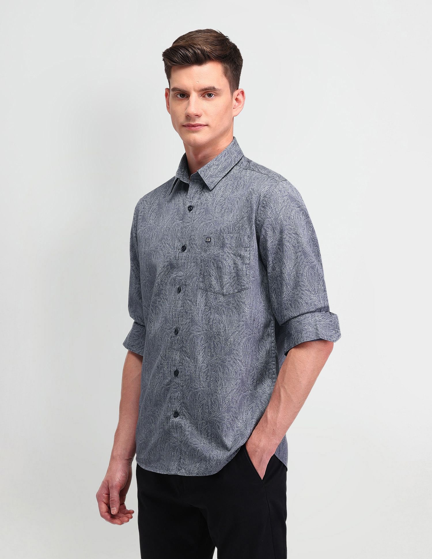 Arrow Sport All Over Printed Twill Shirt