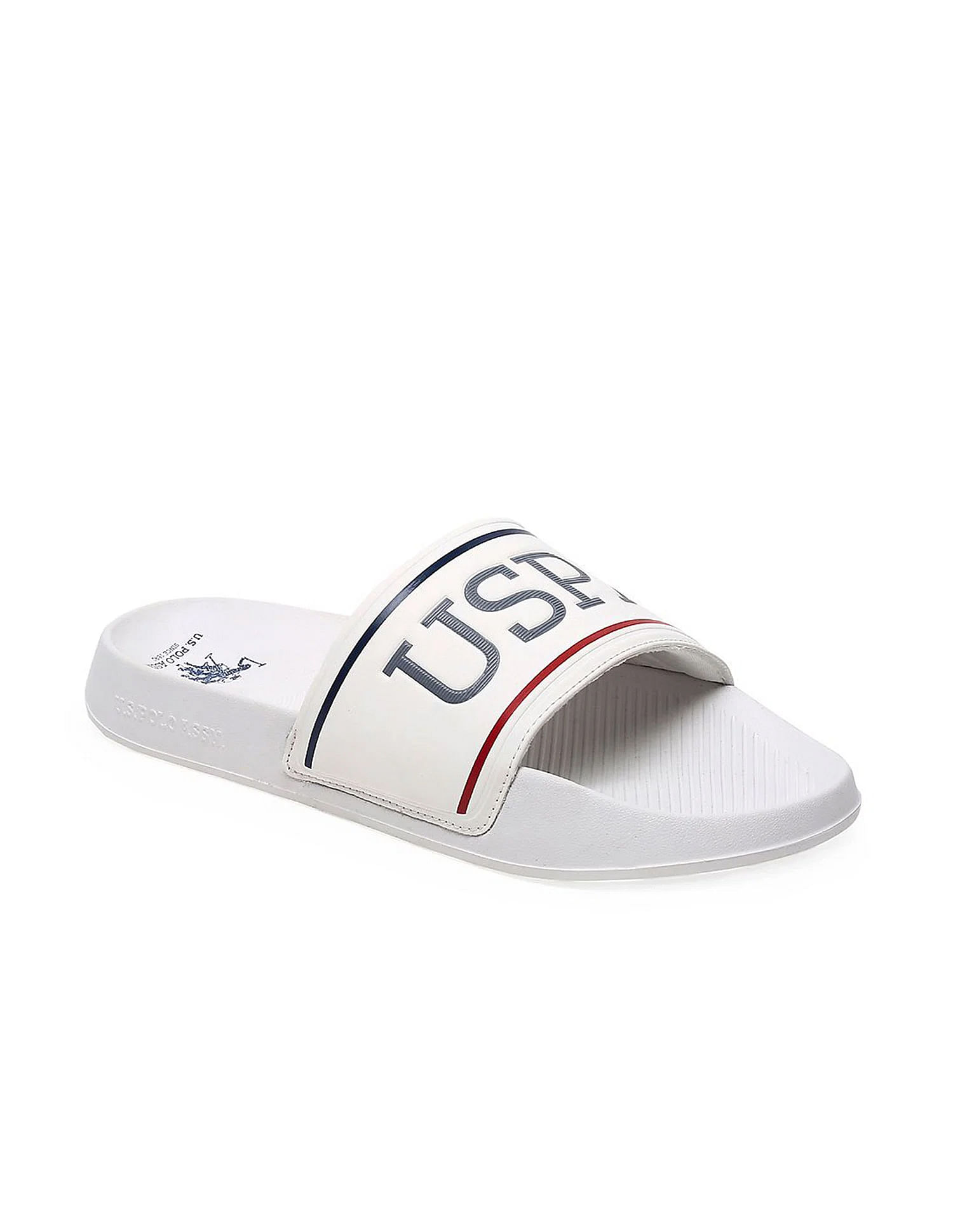 U.S. Polo Assn. Men Brand Print Cloyee 5.0 Slides