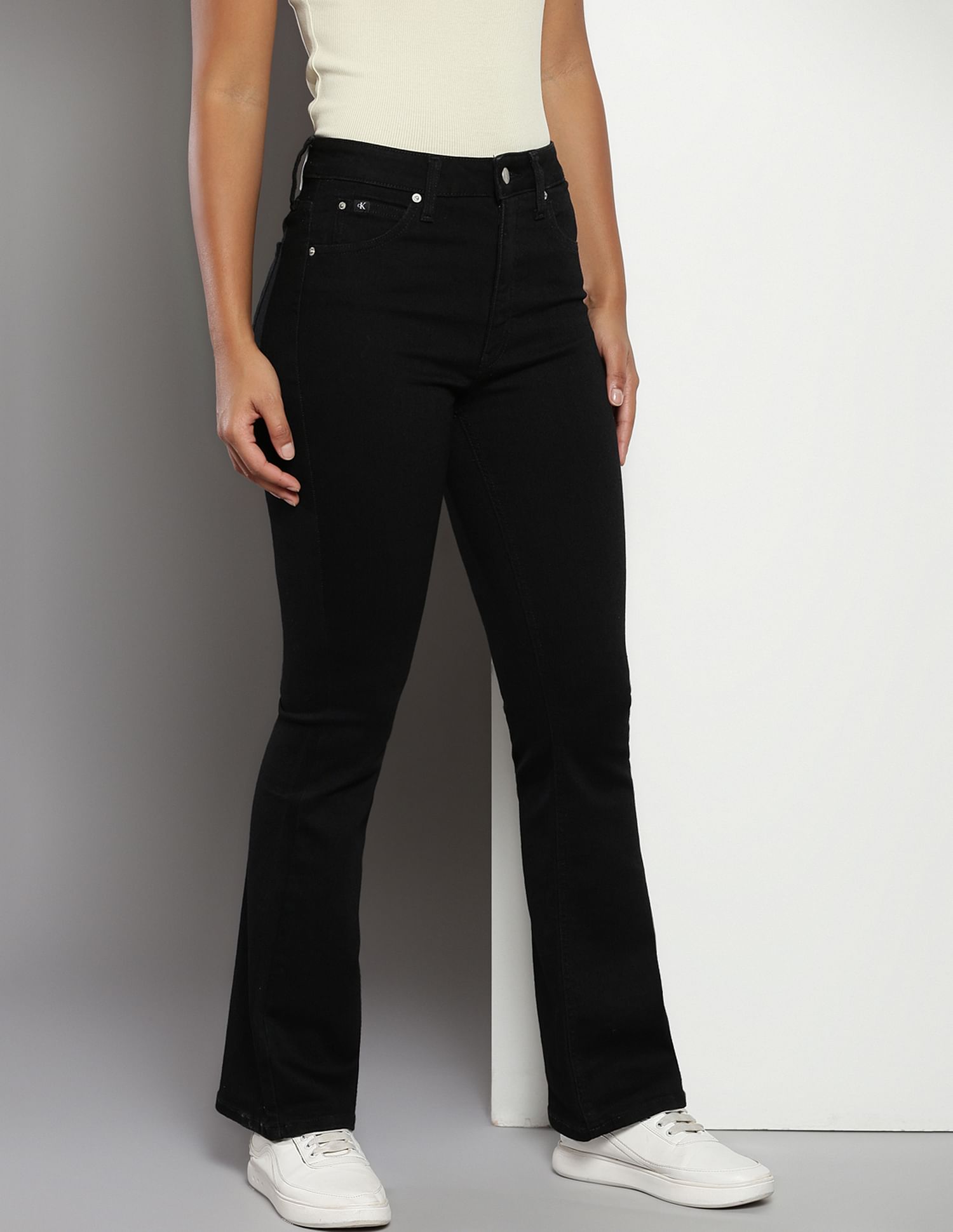 Calvin Klein Recycled Cotton Bootcut Jeans