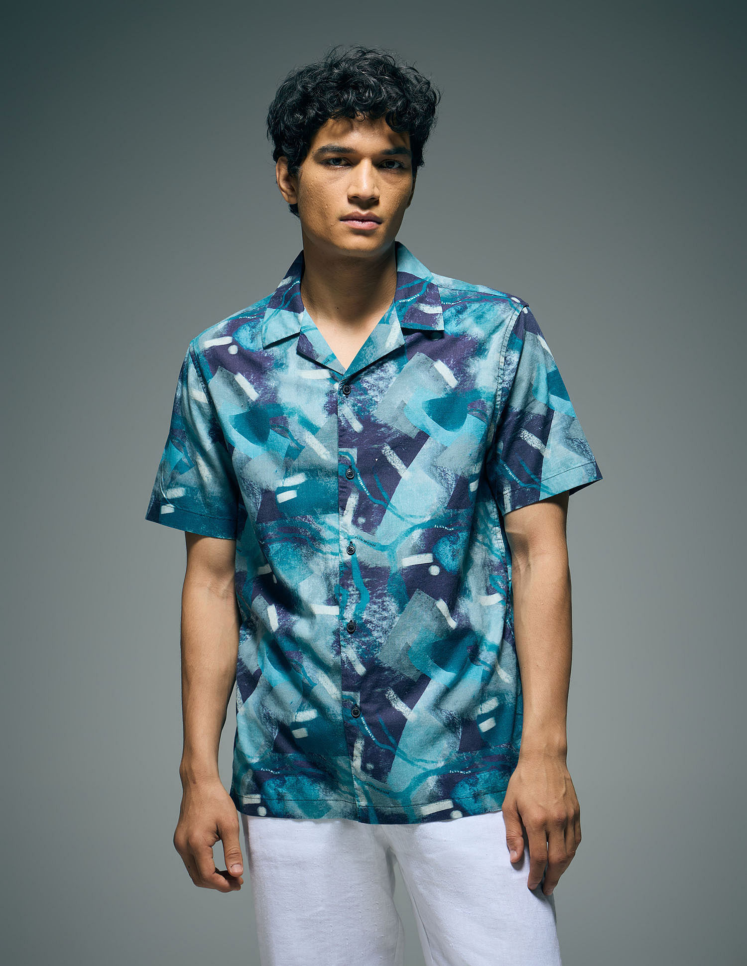 Flying Machine Pure Cotton Original Cuban Shirt