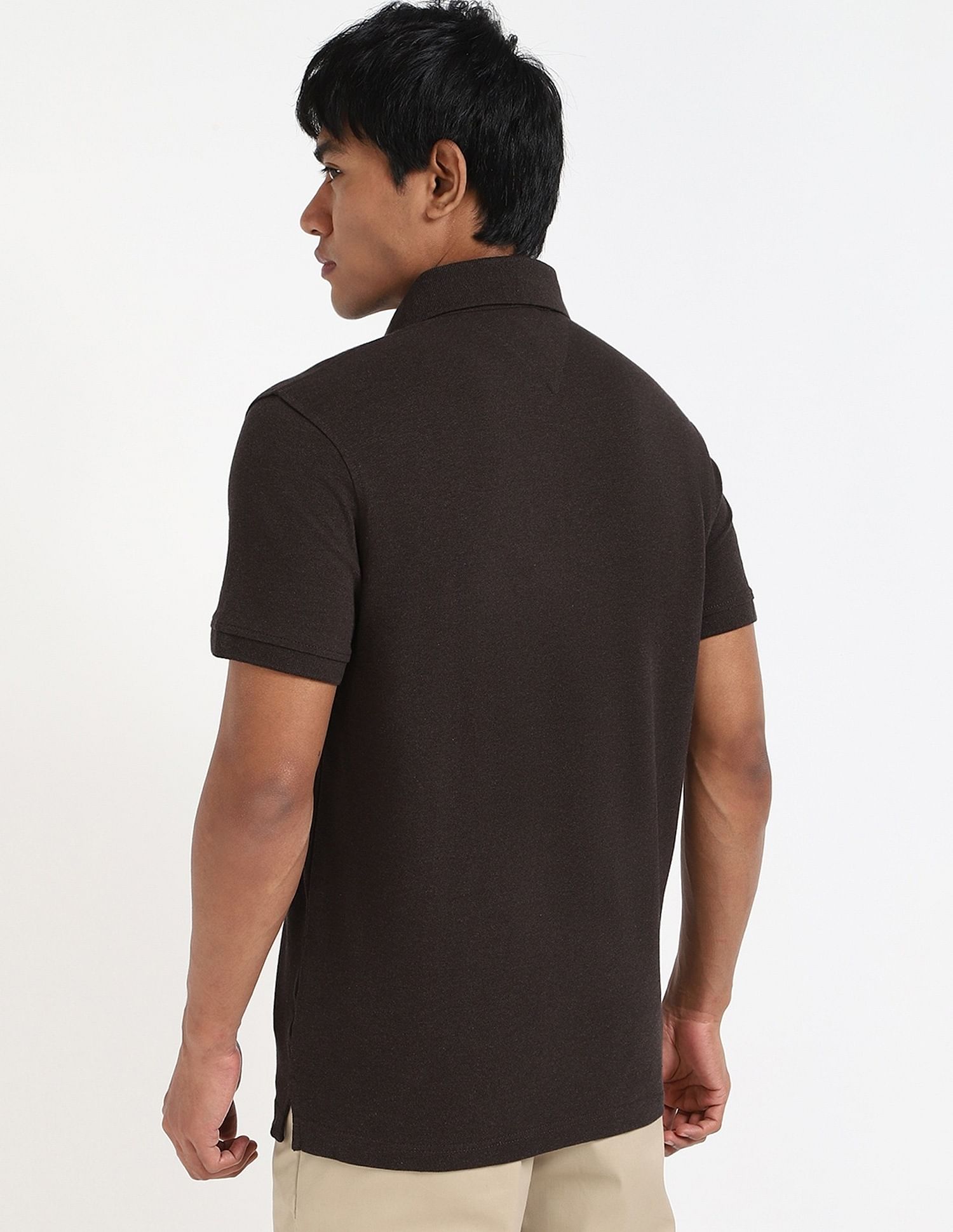 Tommy Hilfiger Solid Slim-Fit Cotton Polo Shirt