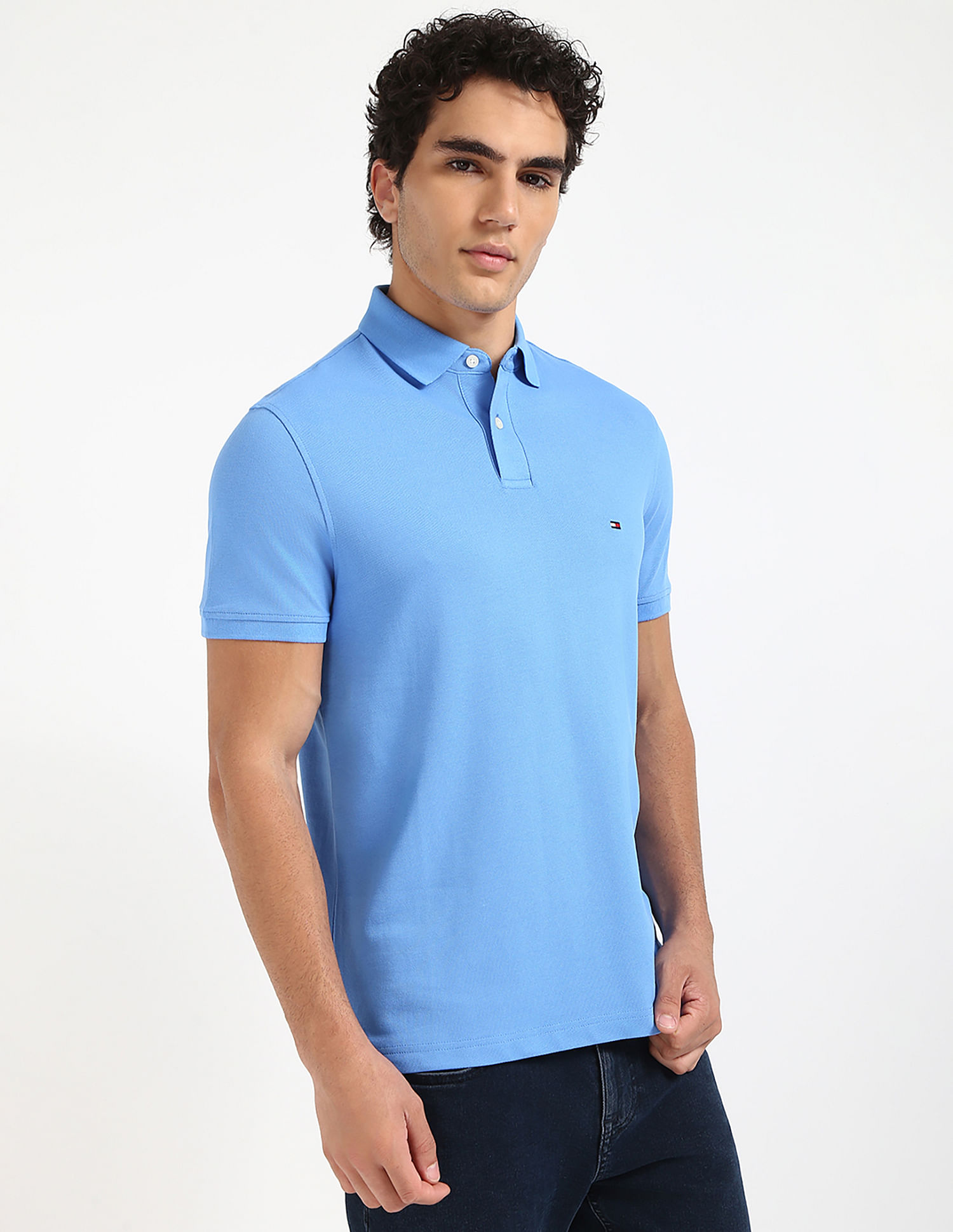 Tommy Hilfiger Solid Regular Fit Polo Shirt