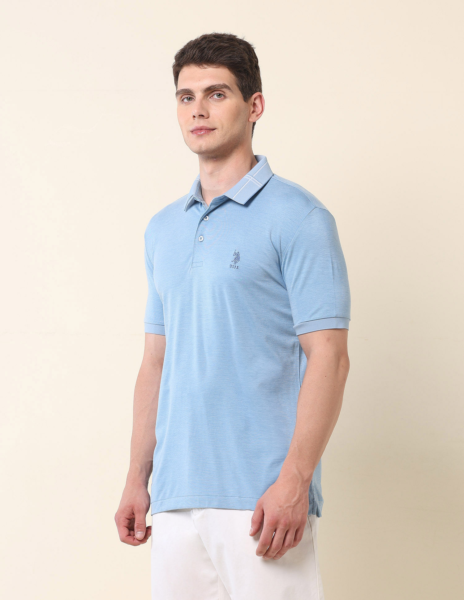 U.S. Polo Assn. Solid Slim Fit Polo Shirt