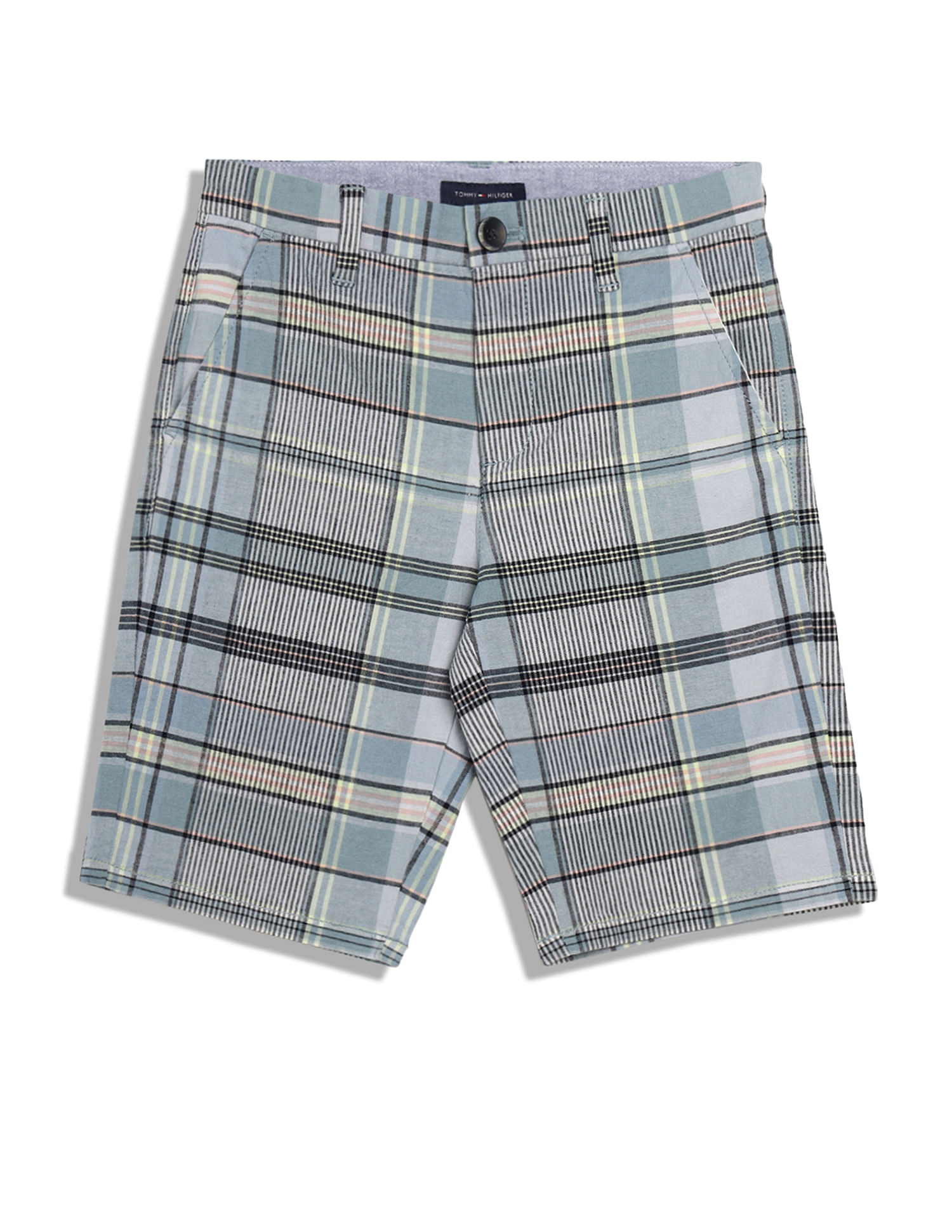 Tommy hilfiger clearance plaid shorts