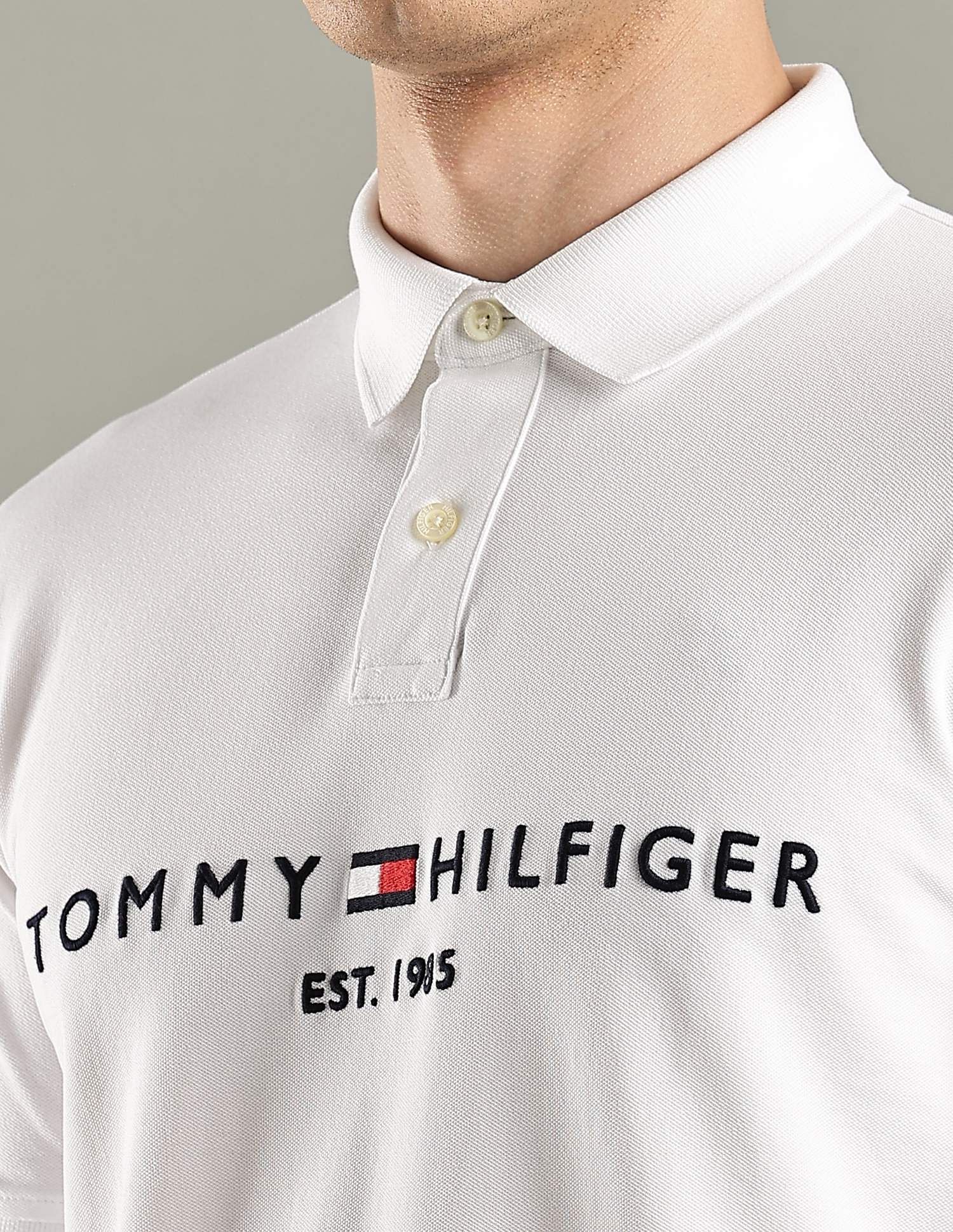 Tommy Hilfiger Embroidered Logo Regular-Fit Cotton Polo T-Shirt