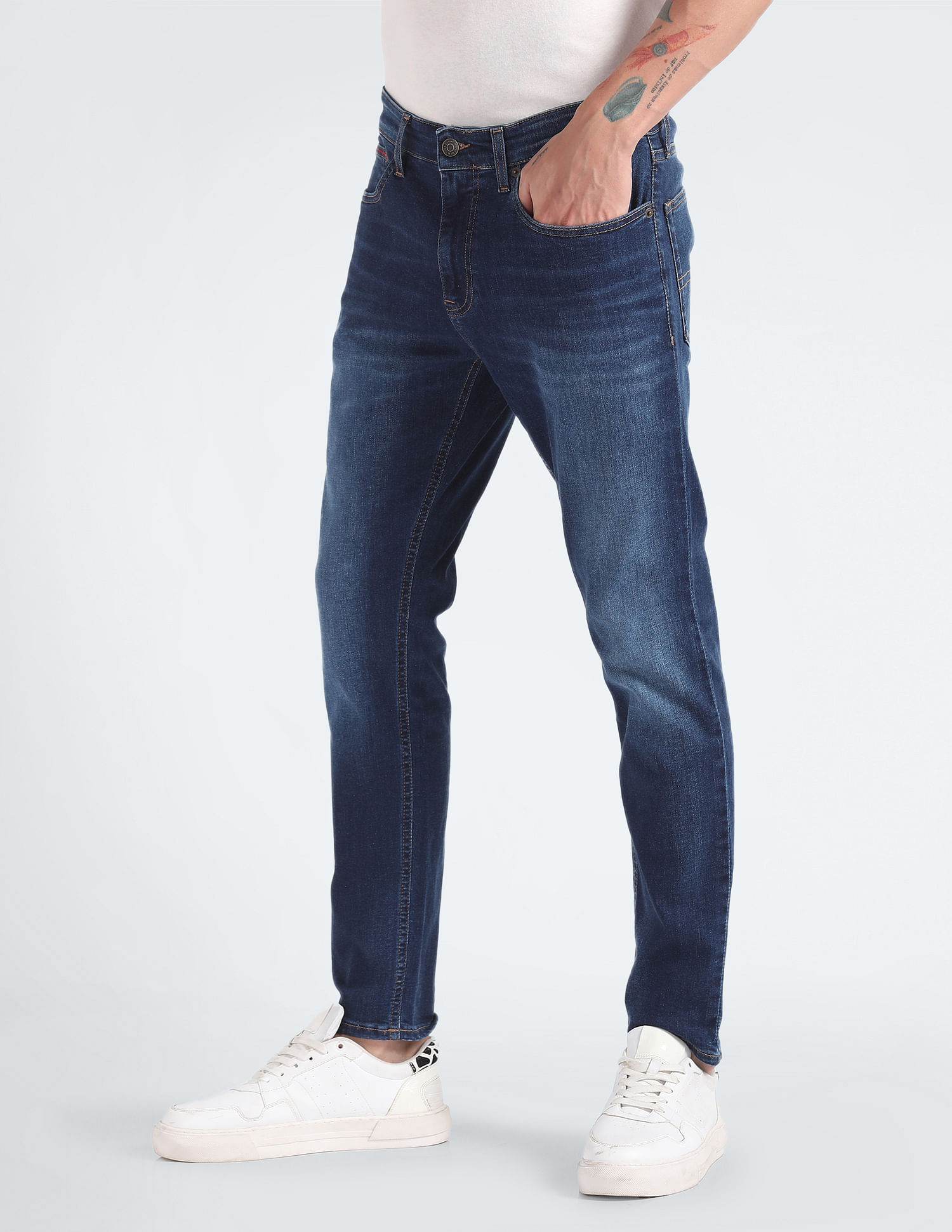 Tommy Hilfiger Austin Slim Tapered Stone Wash Jeans