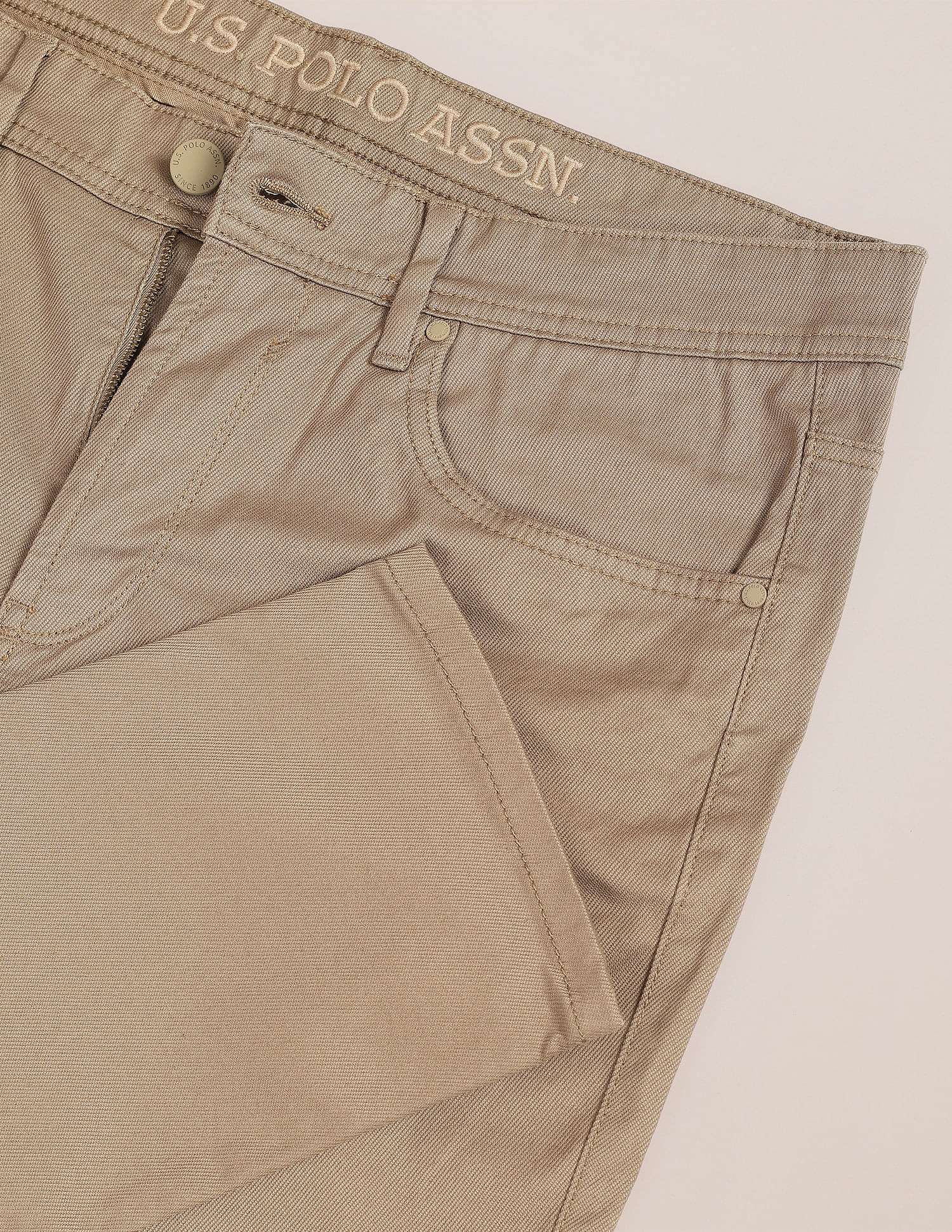 U.S. Polo Assn. Brandon Slim Tapered Fit Twill Trousers