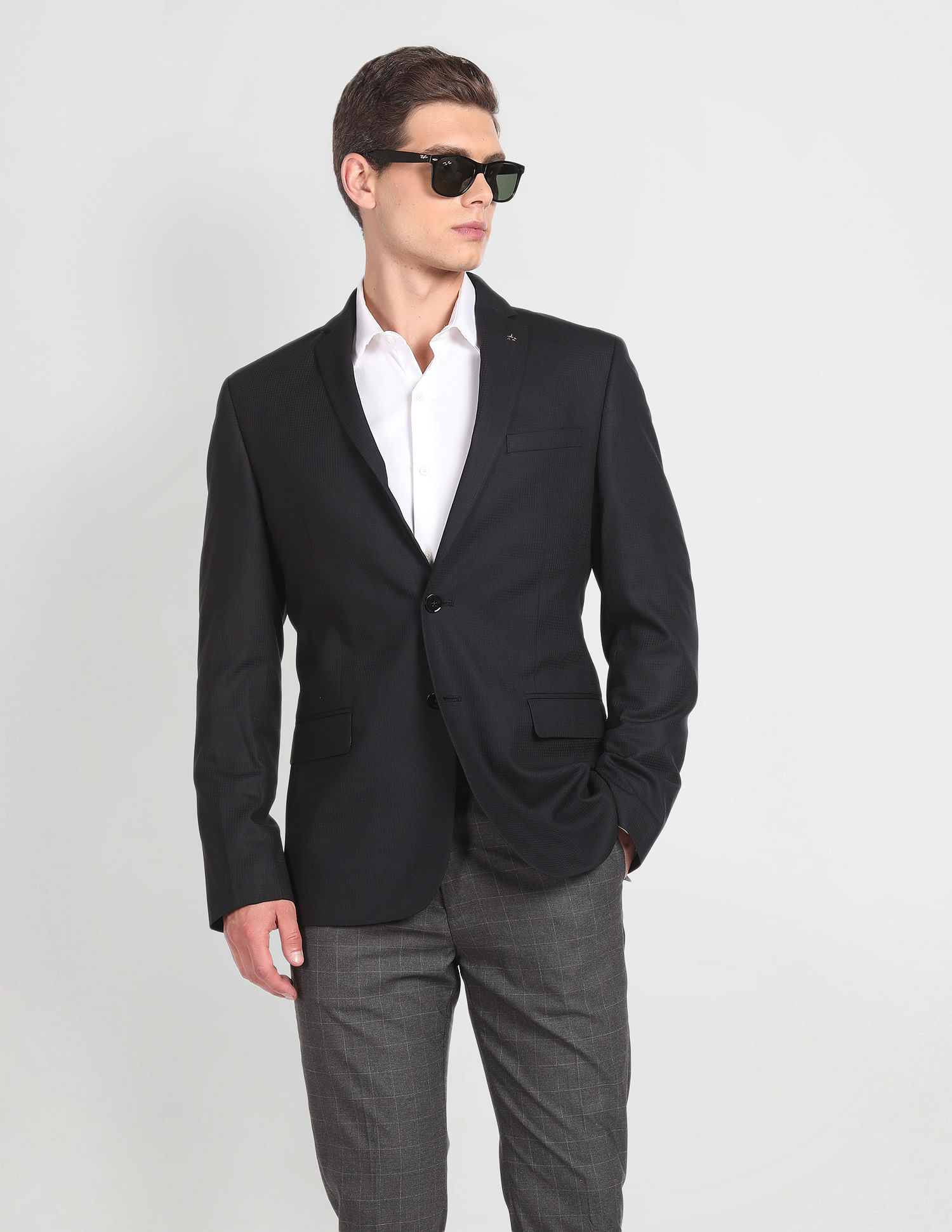 Arrow Dobby Single Breasted Blazer